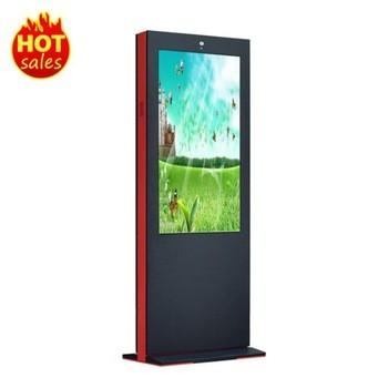 China Waterproof Outdoor LCD Digital Signage Floor Standing 43 Inch For Bus Station for sale