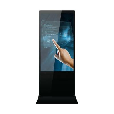 China LCD Shopping Mall Digital Signage Touch Screen Kiosk 65 Inch 450cd/m2 Brightness for sale