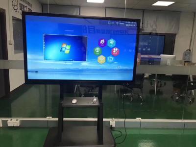 China 10 Points Interactive Touch Screen Monitor 65 Inch With Educational Softwar for sale