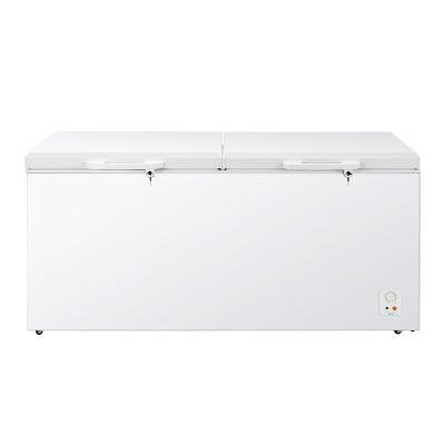 China Defrost Chinese Type Factory Chest Freezer Double Door Chest Freezer 300L for sale