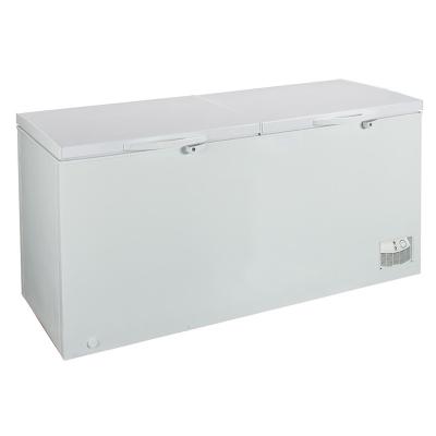 China Defrost Chinese Factory 308L Chest Type Freezer Double Door Chest Freezer for sale