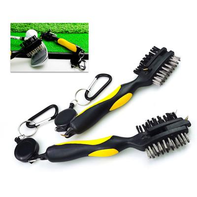 China 2022 Durable 2-Sided Golf Club Cleaning Brush Golf Putter Wedge Ball Remover Kit Cleaning Tool Golf Accessories for sale