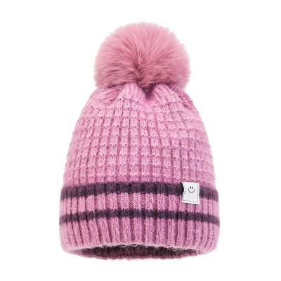 China Factory direct sale Beanie Hat Custom Logo Winter knitted JOINT knit print plain hat for sale