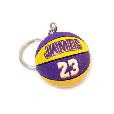 China Souvenir Item/NBA Kobe Ring Basketball Key Chain Plastic Key Chain Promotional Gifts SHTONE Fashionable Design For Promotion Gifts for sale