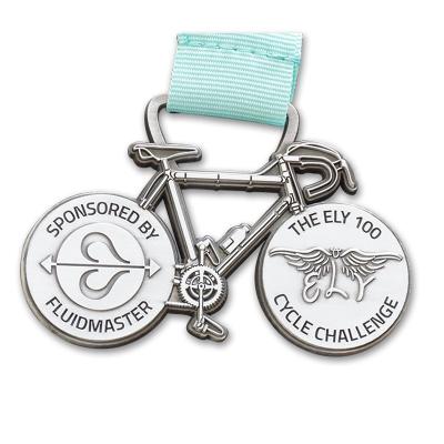 China Wholesale Custom Zinc Alloy Europe Shtone Medal Bicycle Event Marathon Award for sale