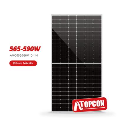 China Home EU Stock N-Type 550w 560w 570w 580w 590w Mono Solar Panel with 22.83% Efficiency for sale