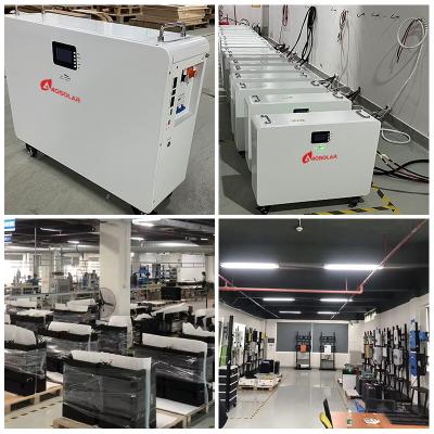 China Batería solar LFP de litio fosfato 48V 100Ah 10kWh para almacenamiento a temperatura doméstica en venta