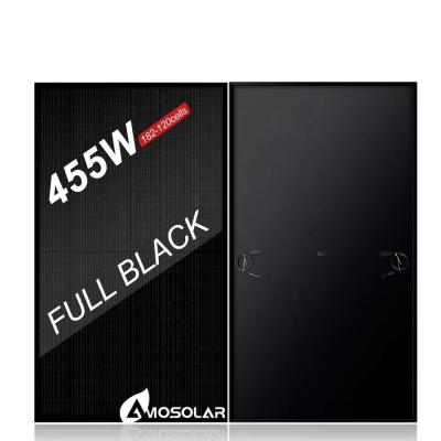 China 460w Amosolar Solar Panel Kit With Plug And Play Design And Anodized Aluminium Frame for sale