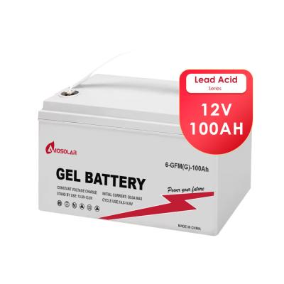 China 12V 100Ah 200Ah Gel-Batterie für das Sonnensystem Die Entlademenge 1c GEL Bleinsäure zu verkaufen