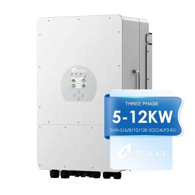 China 12kw Deye Hybrid Inverter 8kw Solar Inverter Power Charger System Single Phase Inverter Solar for sale