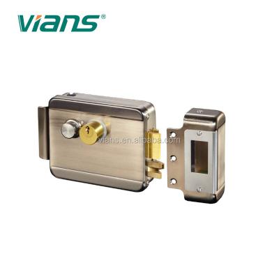 China Wooden Door Sliding Locks Cylinder 12V Electric Rim Door Lock for sale