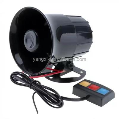 China ABS Universal Warning Alarm Loud Siren 12V 20W 110dB Horn For Car Motorcycle Electronic Three Sounds Tone PA System for sale