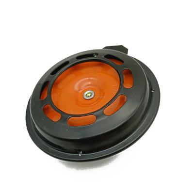 China 12V Echo Borad Motorcycle Parts Horn Louds Speakers Aluminum Waterproof Orange Roots Horn For Motorcycle Car Horn Black Black Cover for sale