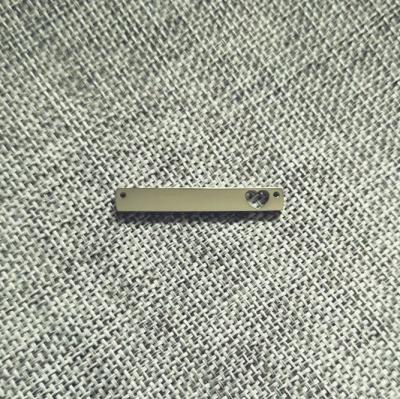 China Fashion Jewelry Stainless Steel Jewelry Blank Bar Pendant Charm for sale