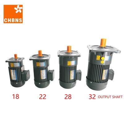 China Factory CHBNS Helical Motor 2HP 1.5KW Three /Single Phase Gearbox Reducer Speed ​​Reducer Price for sale