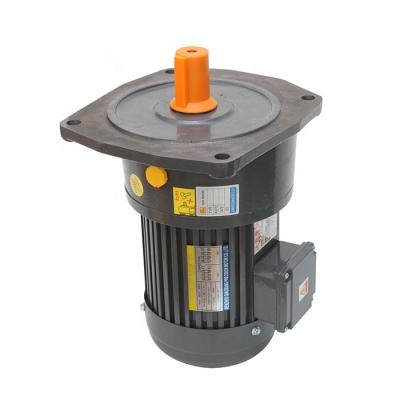 China Totally Enclosed 0.4kw Shaft Diameter 28mm Stable Flanged Gear Motor With Brake for sale