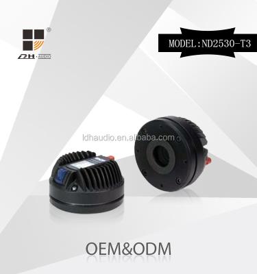 China Edge Wound Pro Audio Sound System Speaker Driver Aluminum Wholesale Tweeter With Neodymium Magnetics Te koop