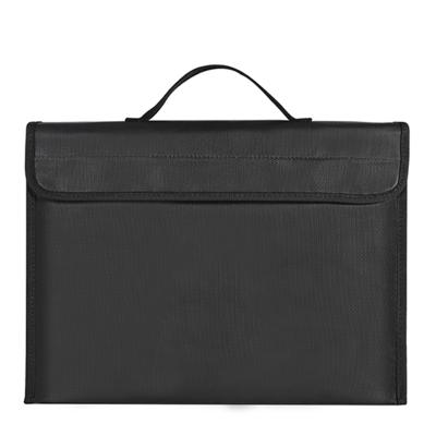 China Zipper Closed Factory Fire Resistant Money File Safe Storage Bags Fireproof Document Bag for sale