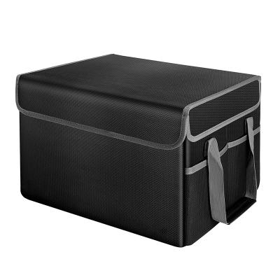 China Closed Flat Fireproof Waterproof Document Organizer Dust Proof Zipper Safe Storage Box Apply to Office School Home for sale