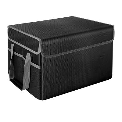 China High Quality Zipper Closed Easy Fold Folder Organizer File Storage Box Fireproof Waterproof Document Safe Box Apply to Office School Home for sale