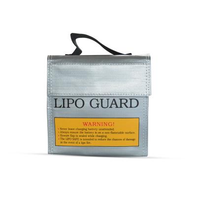 China Zipper Closed Non-Irritating Silicone Coated Lipo Silicone Coated Battery Bag Safe Sleeve Bag Pouch Money Cash Fire Retardant Protection Bag for sale