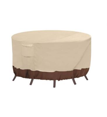 China OEM 420d Oxford Waterproof Heavy Duty Patio Garden Furniture Cover Waterproof Table Cover Fit Outdoor Furniture Table Covers for sale