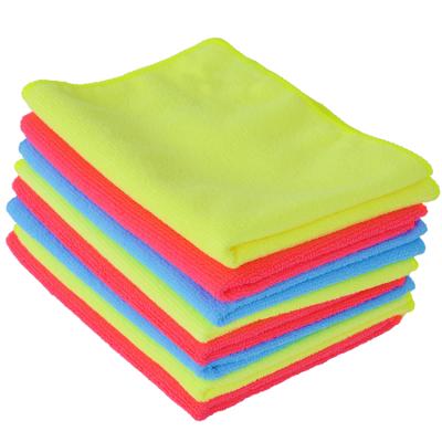 China Compressed Microfiber Car Cleaning Towel Wash Station Super Soft Cloth 40x40cm for sale