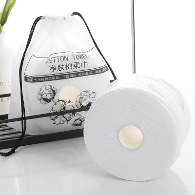 China Disposable High Quality Soft Disposable Cotton Makeup Remover Towel for sale