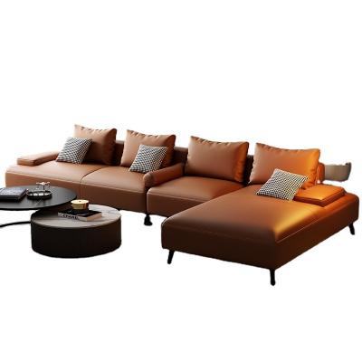 China Antique Chinese Leather Sofa Set (Other) Italian Style Adjustable Large Modern Cover for sale