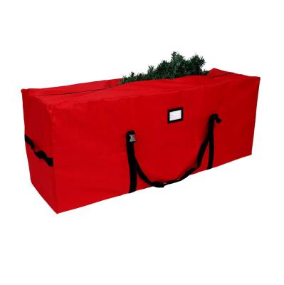 China Factory Oxford 8ft Large Christmas Artificial Tree Storage Bag Sturdy Christmas Storage Bag Container Box for sale