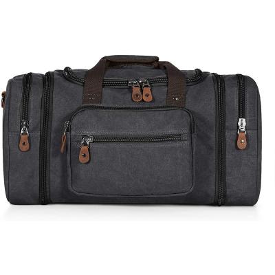 Cina Extra Large Duffle Bag Waterproof Nylon Overnight Weekend Canvas Weekend Travel Lightweight travel bag in vendita