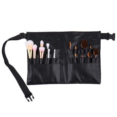 China Customized makeup brush holder cosmetic makeup brush set PU leather luxury makeup brush bag case en venta