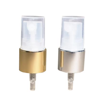 China 20/410 aluminum closure non refillable fine mist sprayer head for cosmetic perfume packang for sale