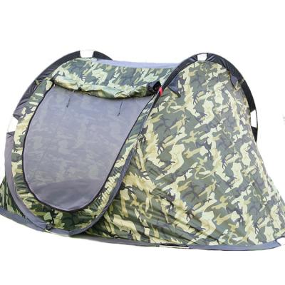 China Quick Camouflage/Field Play Army Green Power Up Automatic Lightweight 2 Person Boat Tent Tent Rainproof Summer Tents for sale