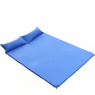 China Outdoor Camping Boosting Custom Double Thickening Outdoor Inflatable Mattress Camping Air Mattress Sleeping Protection Moving Widening Mat for sale