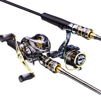 China New 1.8m 2.1m 2.4m Fishing Combo Reel Set 2.7m High Quality Combo Carbon Reels Tackle Rod Set Beginner Spinning Rod Set for sale