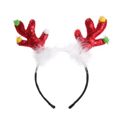 China 2020 New Eco-friendly Material Fashion Headband Christmas Antler Elk Women Hair Girl Hair Accessories Gifts for sale