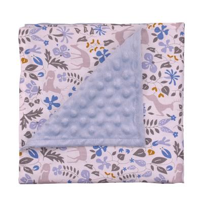 China Wearable Soft High Quality Minky Baby Blanket Receiving Baby Blanket Newborns Baby Shower Gift Unisex GIF for sale