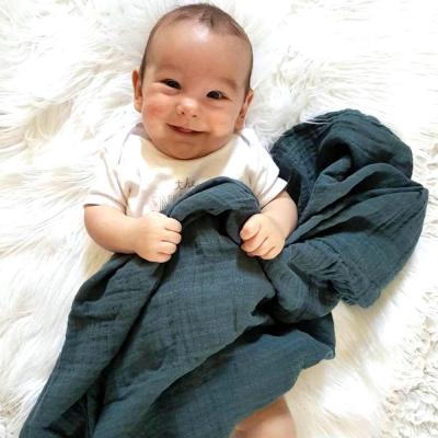 China Sustainable Soft Muslin Wrap Blankets Baby Receiving Blankets Baby Wraps Blanket Baby Nursery Sleeping Bag for sale