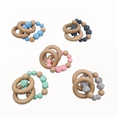 China Soft Toy Custom Wooden Teether Baby Teething Toys Teething Toys Best Teething Toys for sale