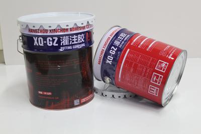 China Componentes de epoxy de acero convenientes superficiales del pegamento dos de la humedad sin solvente en venta