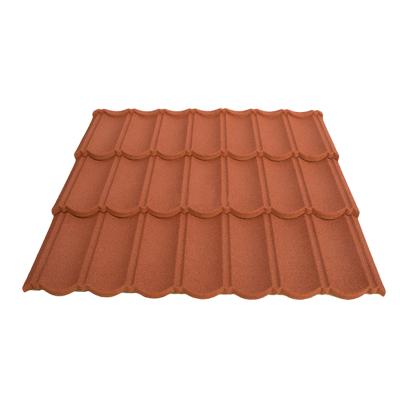 China Roofing Materials Fireproof Building Stone Coated Steel Shingle Roof Tiles for sale