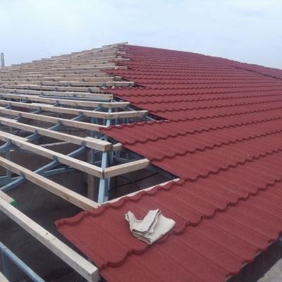 China Modern Stone Coated Sheet Roofing Tile Step Stone /classical Metal Coated Metal Roof Tile From China Manufacturer for sale