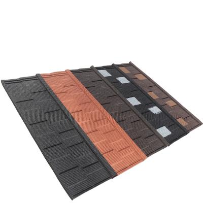 China Fireproof High Quality Stone Coated Metal Roofing Tiles Sale Price In Philippines for sale