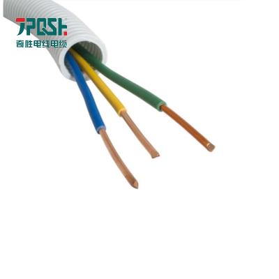 China Construction Anchor Silicone Copper Electrical Wire 220v 3 Wire Ribbon Cable for sale