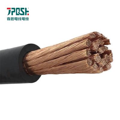 China Welding Industry H05RN-F H07RN-F Copper Stranded Conductor Rubber Insulation H01N2-D Flexible Welding Power Cable for sale