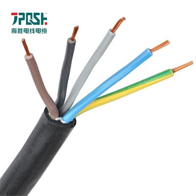 China 3x2.5mm Submersible Industrial Flat Pump 16mm 4 Core 4g1.5mm2 Flexible Fire Resistant Rubber UTP Underwater Waterproof Cable for sale