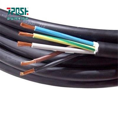 China H07RN-F 4G2.5mm2 industrial multicore round silicone copper wire cabtyre flexible rubber cable for sale