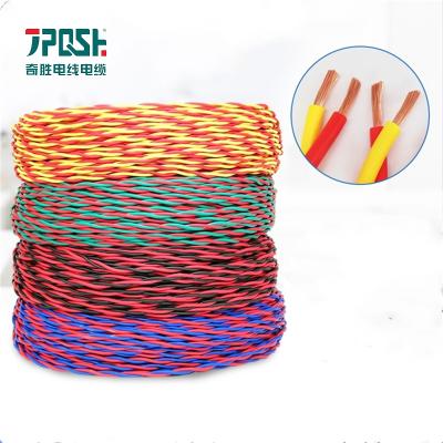 China Other 0.5 0.75 1 1.5 2.5 Mm Stranded RVS Electrical Cable Twisted Wire for sale