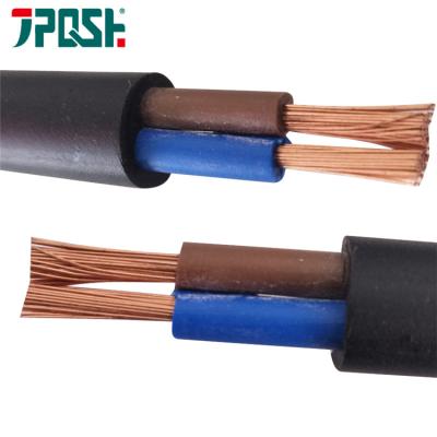 China Construction Rvv PVC Insulated Flexible Copper Wires Cable 21mm Electrical Stranded Manufacturer for sale